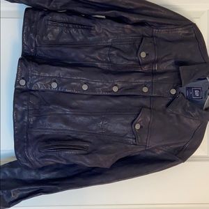 Gap Icon Leather Jacket XXL